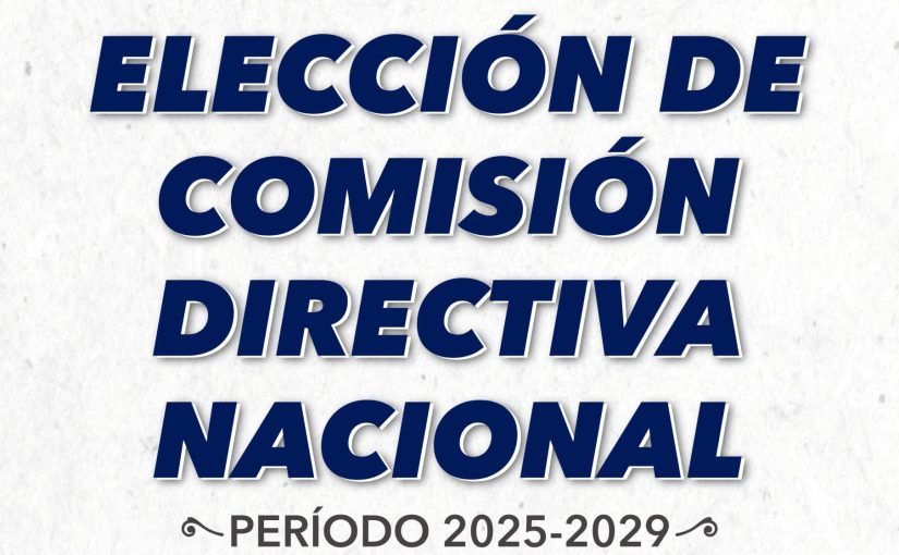 ELECCIONES NACIONALES EN SITEBA